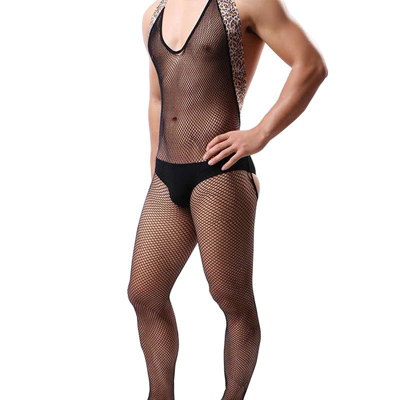Leopard Leopard Hip Baring Fishnet Bodysuit alternate view 8