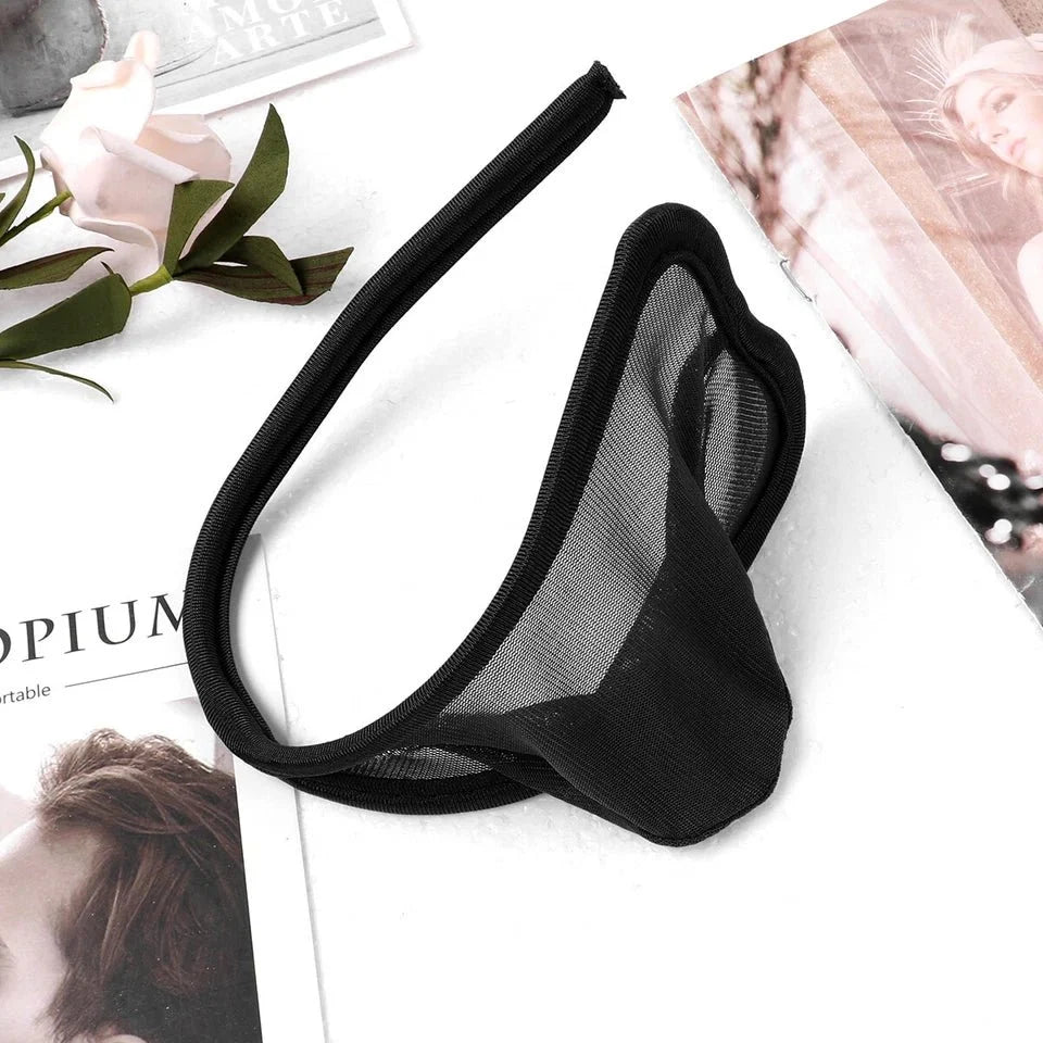 Sheer Mesh Transparent Pouch C String product view