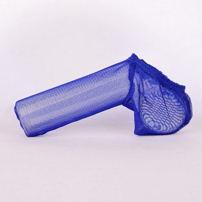 Blue Sheer Mesh Elephant Trunk Cock Sock alternate view 7