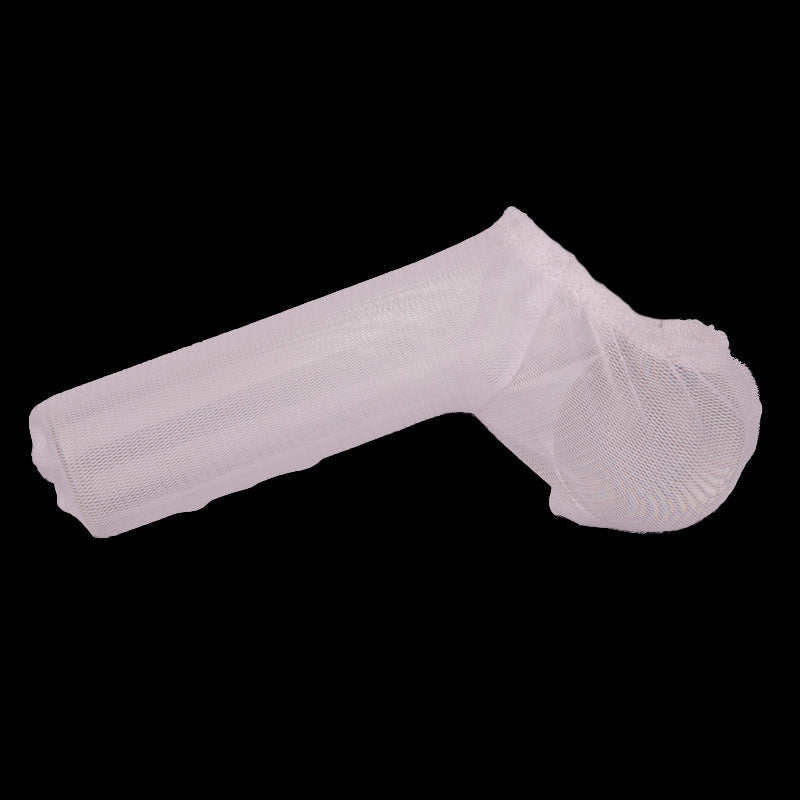 White Sheer Mesh Elephant Trunk Cock Sock alternate view 8