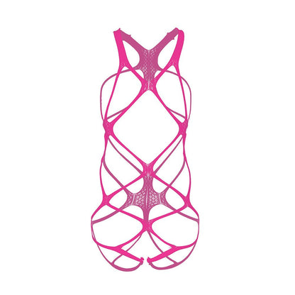 Sheer Mesh Open Crotch Bodystocking alternate view 12