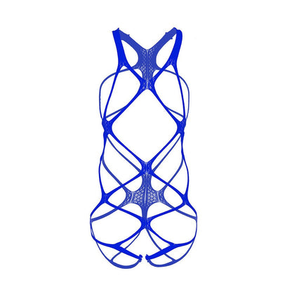 Sheer Mesh Open Crotch Bodystocking alternate view 13