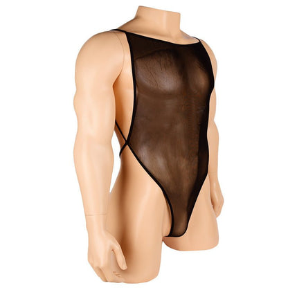 Sheer Mesh Spaghetti Strap Bodysuit alternate view 7