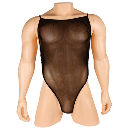 Sheer Mesh Spaghetti Strap Bodysuit alternate view 8