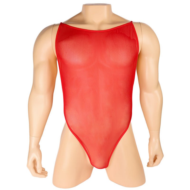 Sheer Mesh Spaghetti Strap Bodysuit alternate view 11