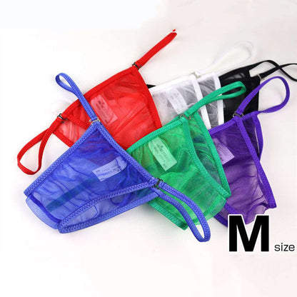 Sheer Mesh Triangle String Tanga product view