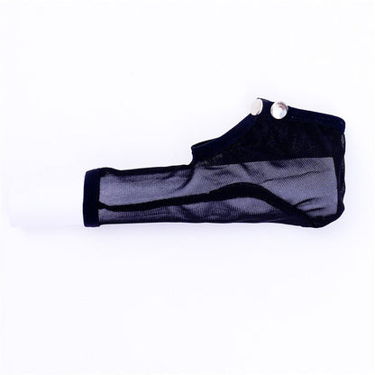 Black Sheer Mesh Snap Button Cock Sock alternate view 6
