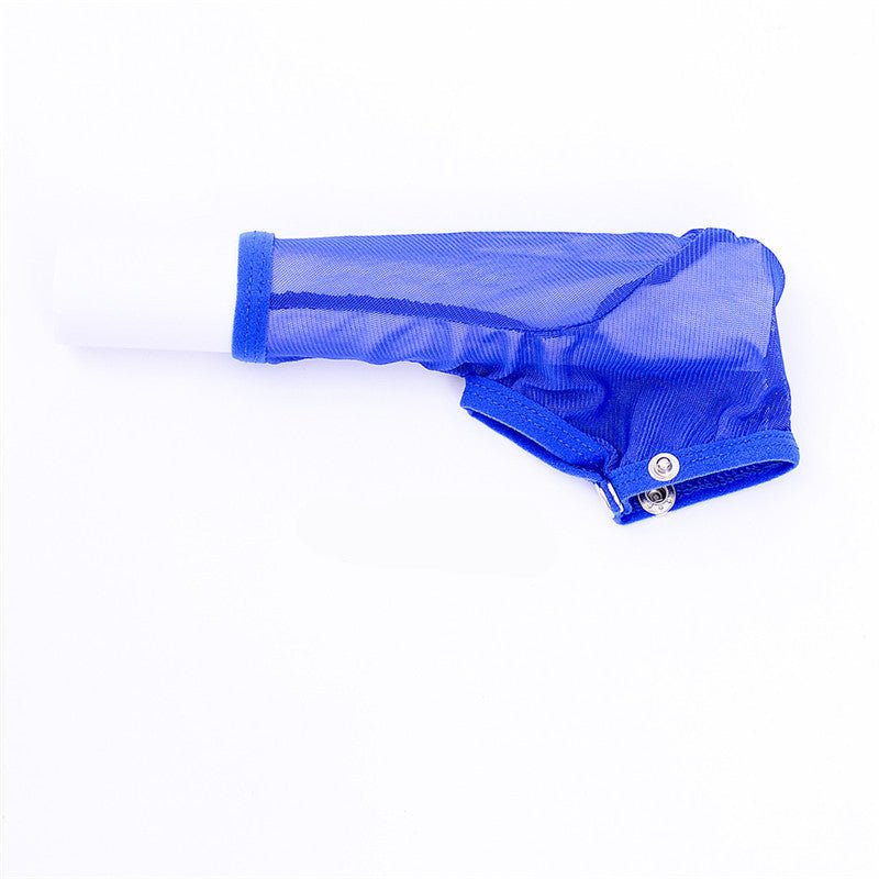 Sheer Mesh Snap Button Cock Sock