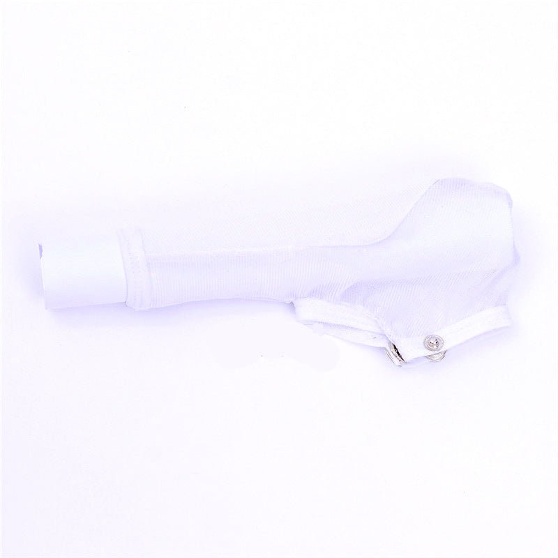 Sheer Mesh Snap Button Cock Sock