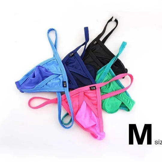 Another studio view of Two Tone Elephant Trunk G String