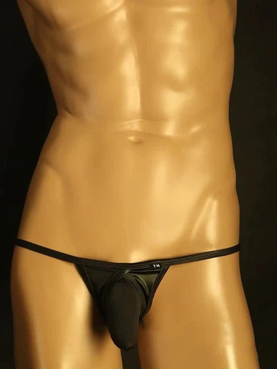 Alternate angle showing Two Tone Elephant Trunk G String