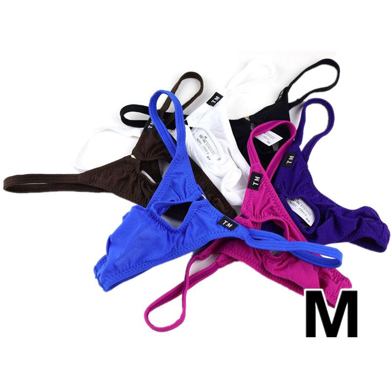 Alternate perspective of Keyhole Ring Single String Low Rise Thong