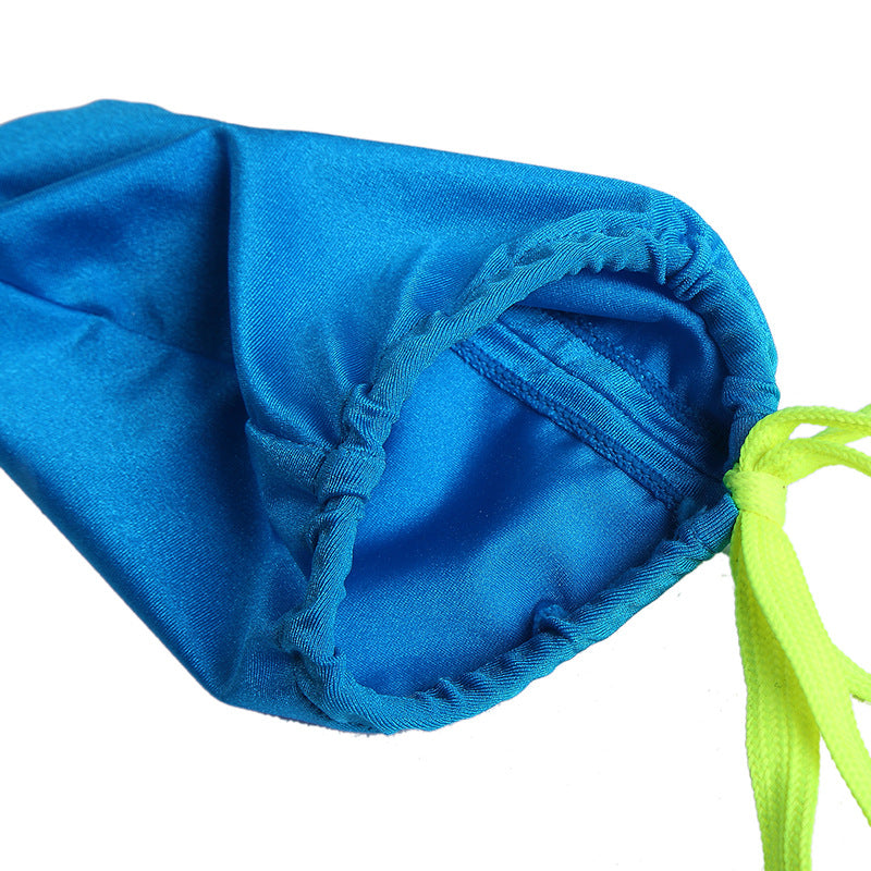 Skull Drawstring Quick Dry Cock Sock side view