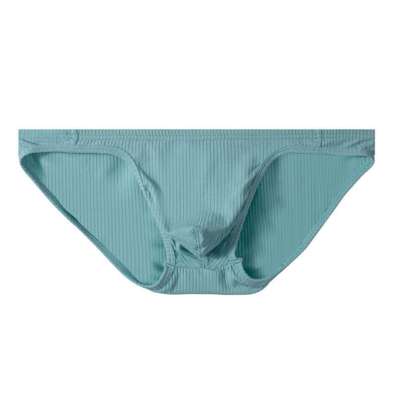 High Cut Ribbed Cotton Tanga Brief