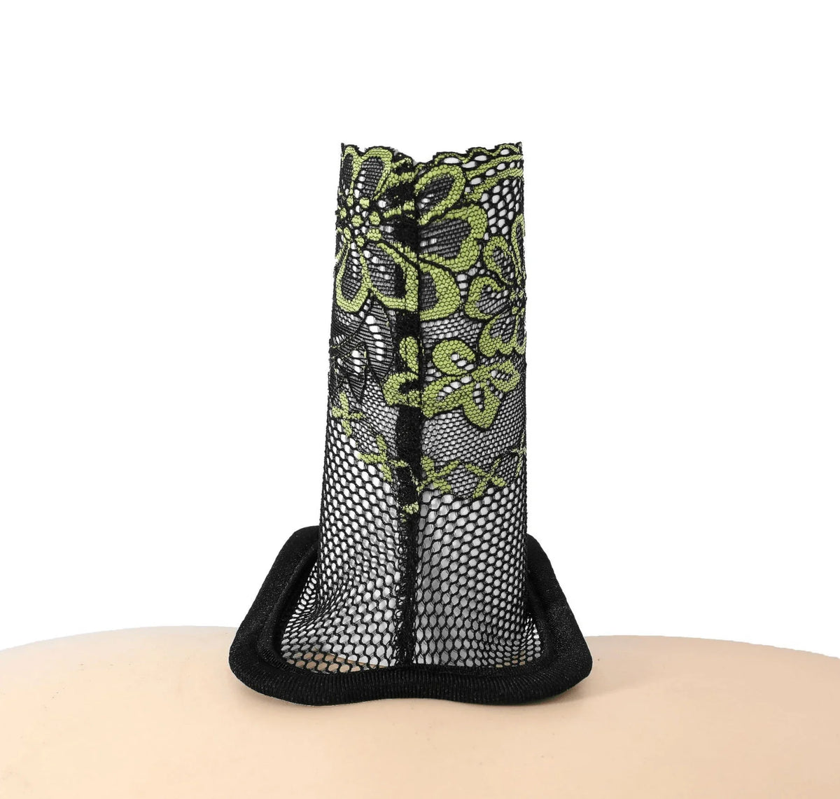 Black Floral Lace Sleeve C String alternate view 5