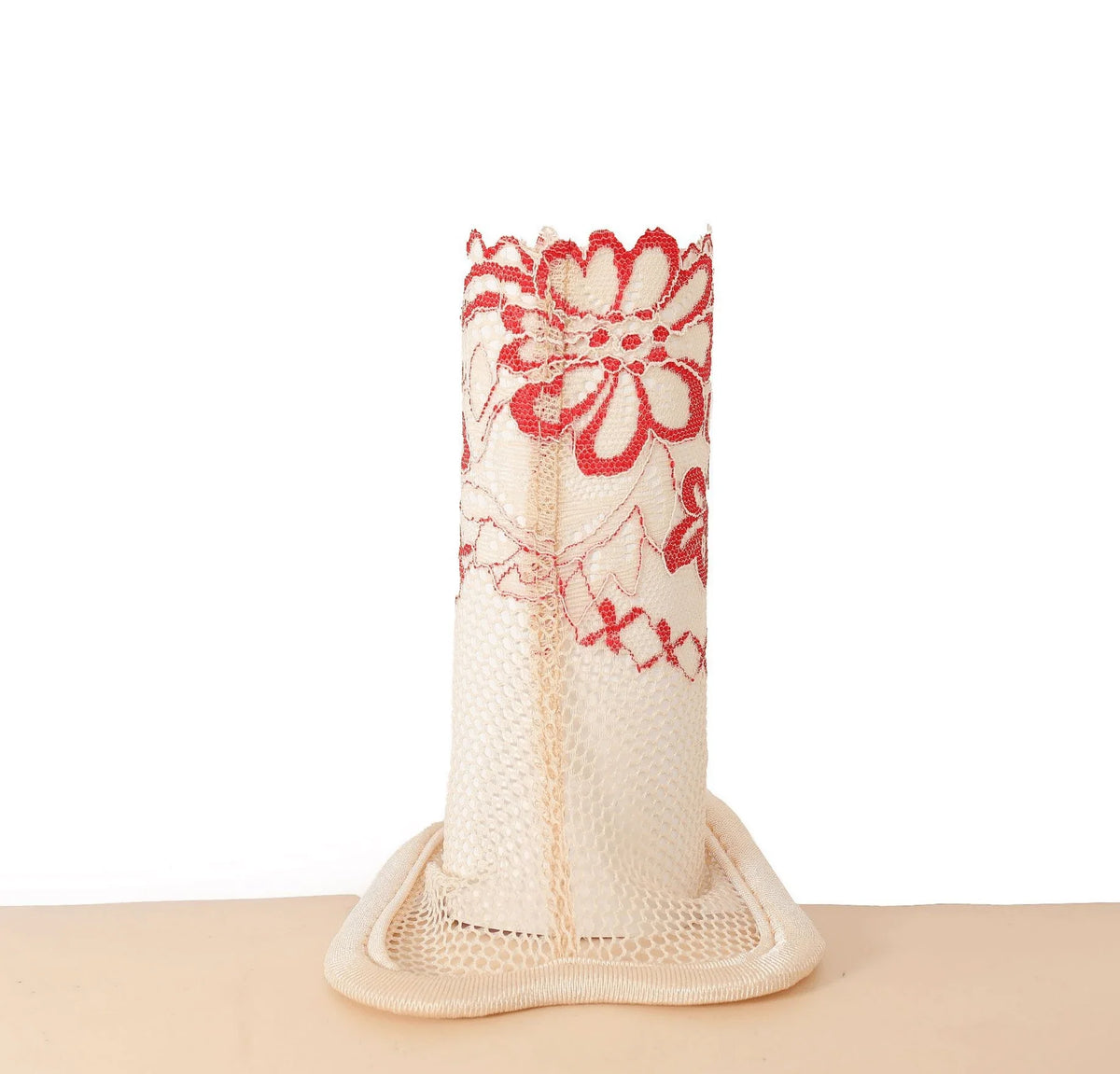 Red Floral Lace Sleeve C String alternate view 9