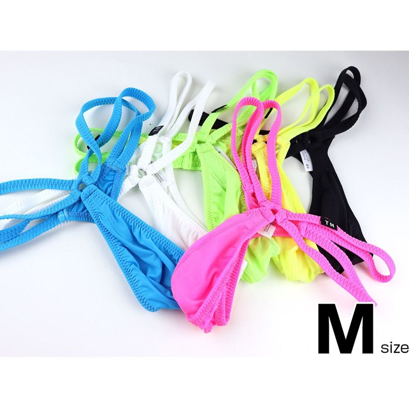 Product detail image of Steel Ring Double Waistband U Pouch Thong