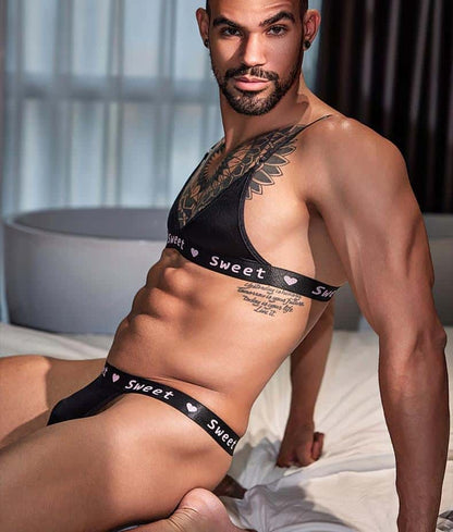 Transparent Nylon Lingerie Set