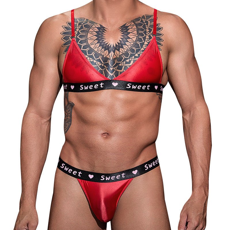 Transparent Nylon Lingerie Set