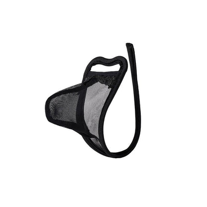 Crotchless Mesh T Back C String