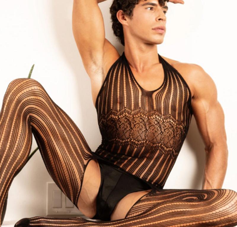 Transparent Elastic Pantyhose Bodysuit product view