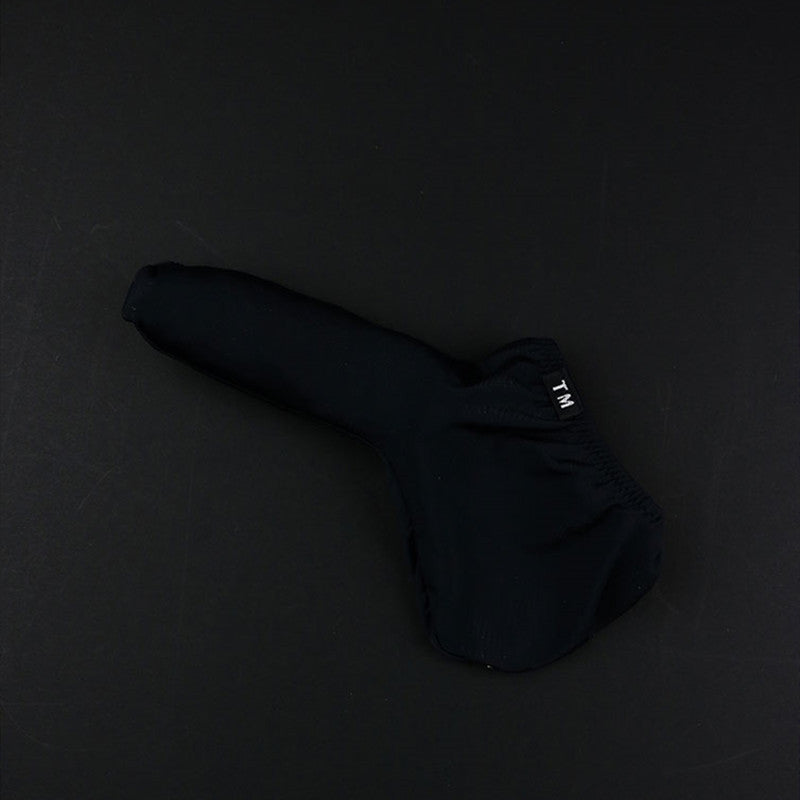 Black Ice Silk U Pouch Bulge Cock Sock Thong alternate view 2