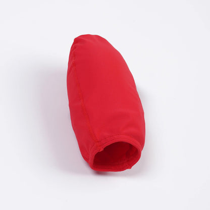 Red Seamless U Shape Pull On Cock Sock flat lay