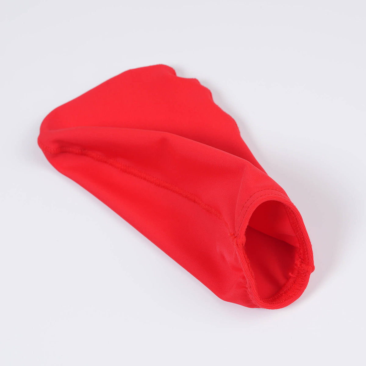 Red Seamless U Shape Pull On Cock Sock side view