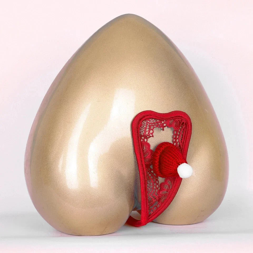 Pom Pom Cock Cap Holiday C String Set alternate view 32