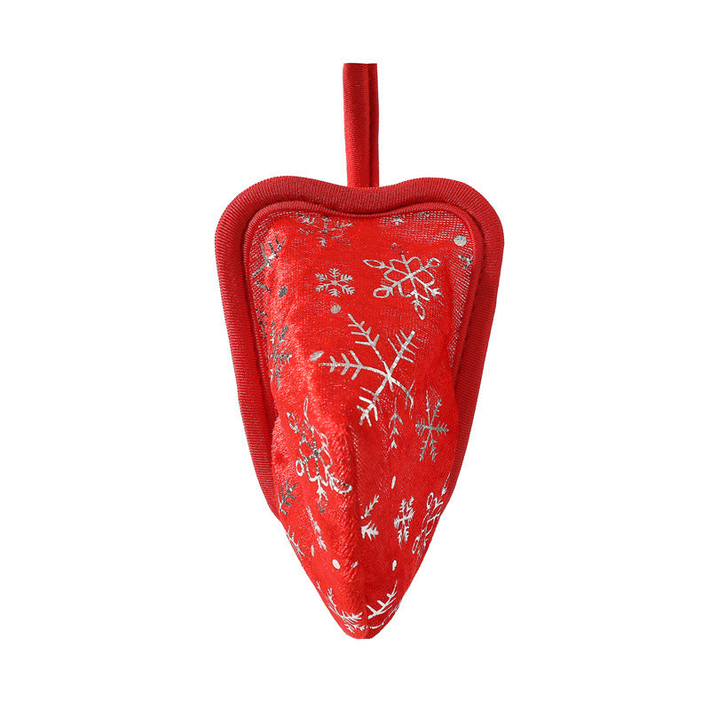 Red Velvet Snowflake Christmas C String alternate view 3