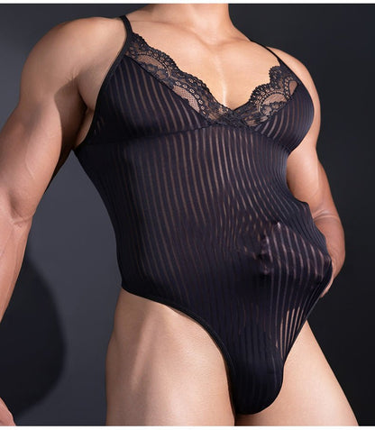 Vertical Stripes Bodysuit alternate view 5