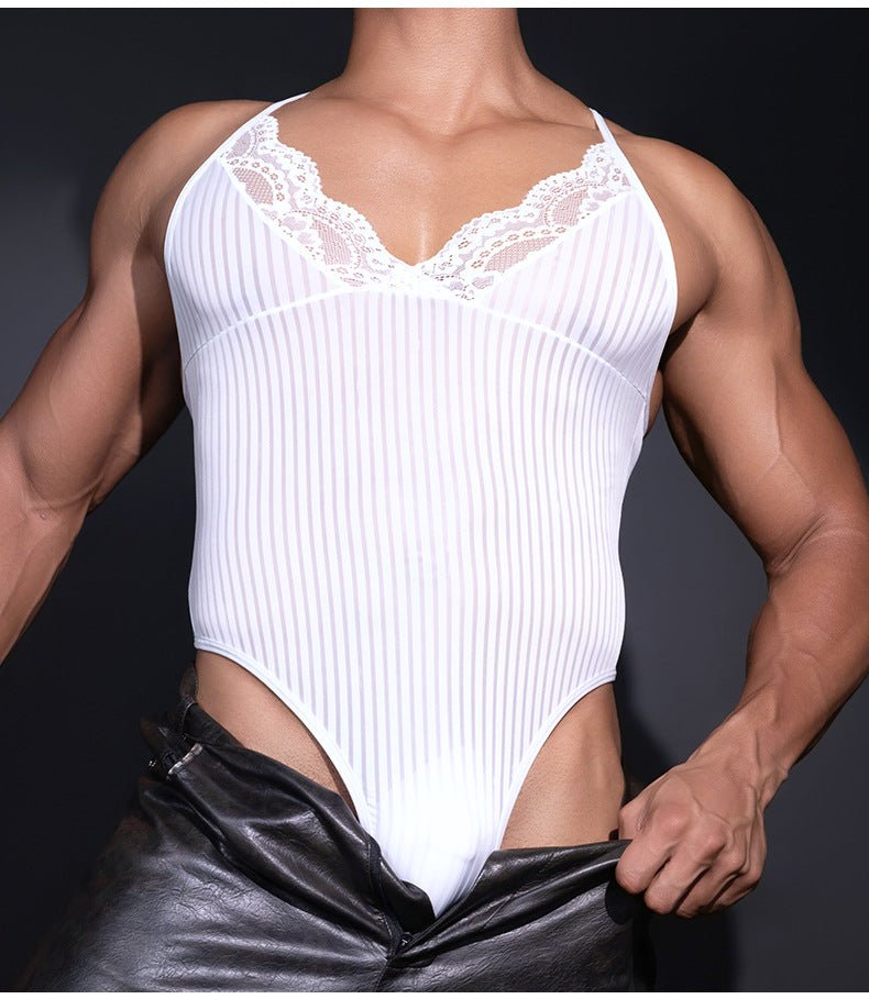 Vertical Stripes Bodysuit alternate view 11