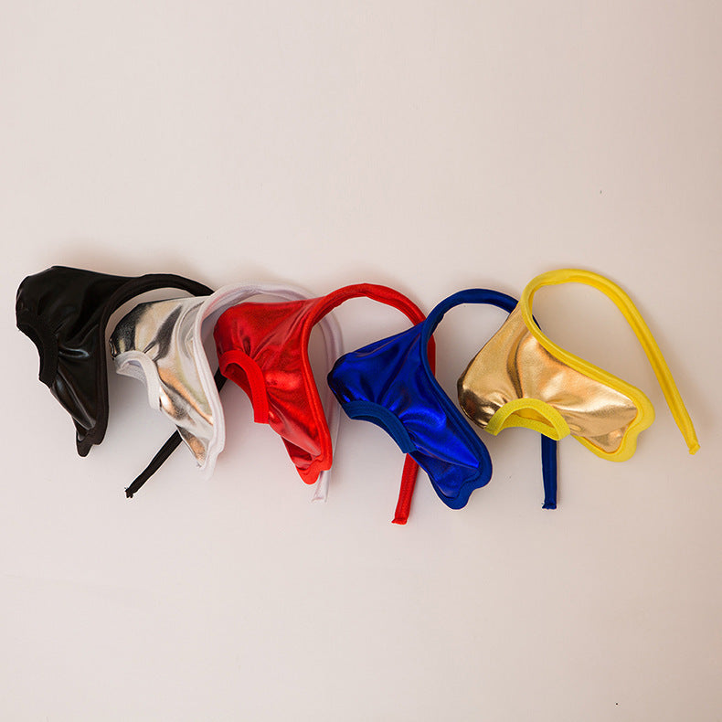 Wet Look Metallic Pouch C String