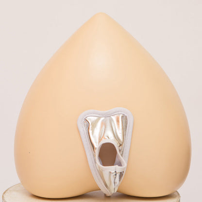 Silver Wet Look Metallic Pouch C String product view