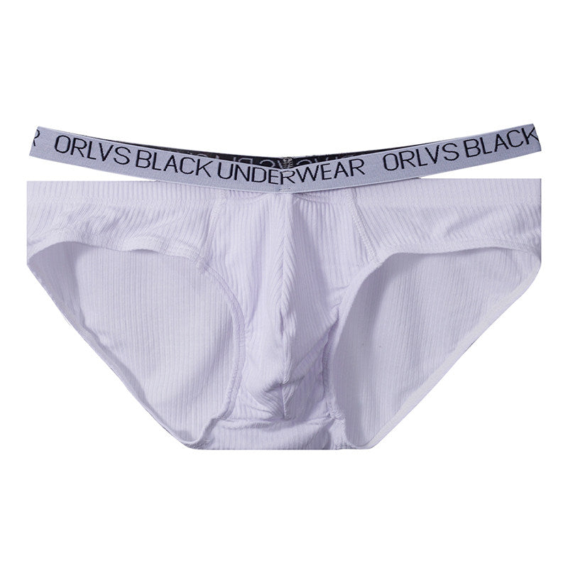 Ribbed Cotton Low Rise Briefs