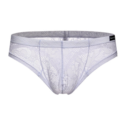 Sheer Lace Square Cut Trunks