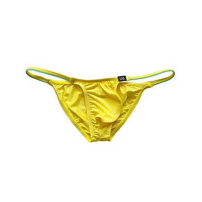 Ice Silk Contrast Cord Cheeky Briefs