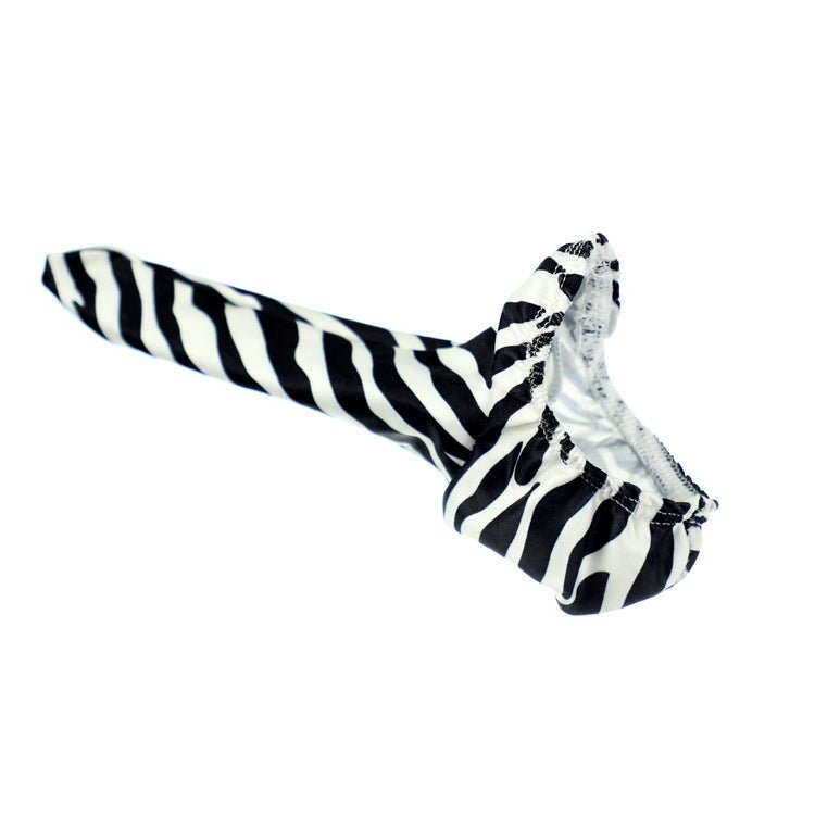 Zebra Zebra Print Mesh Strap Cock Sock product view