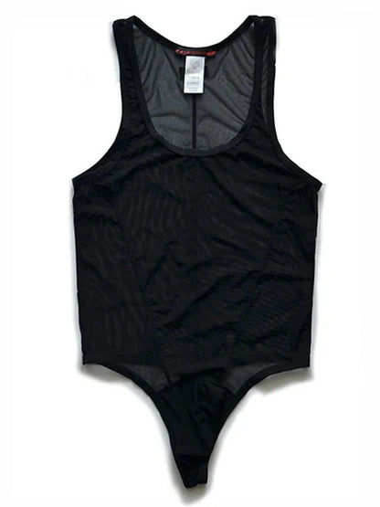 Mesh Breathable Nylon Bodysuit