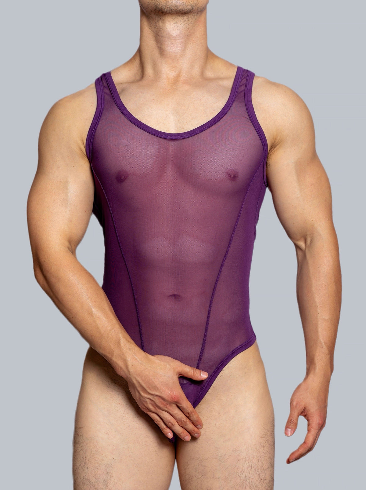 Mesh Breathable Nylon Bodysuit alternate view 5