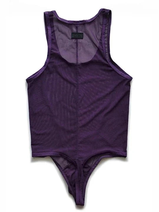 Mesh Breathable Nylon Bodysuit alternate view 9