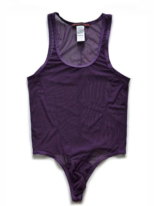 Mesh Breathable Nylon Bodysuit alternate view 8