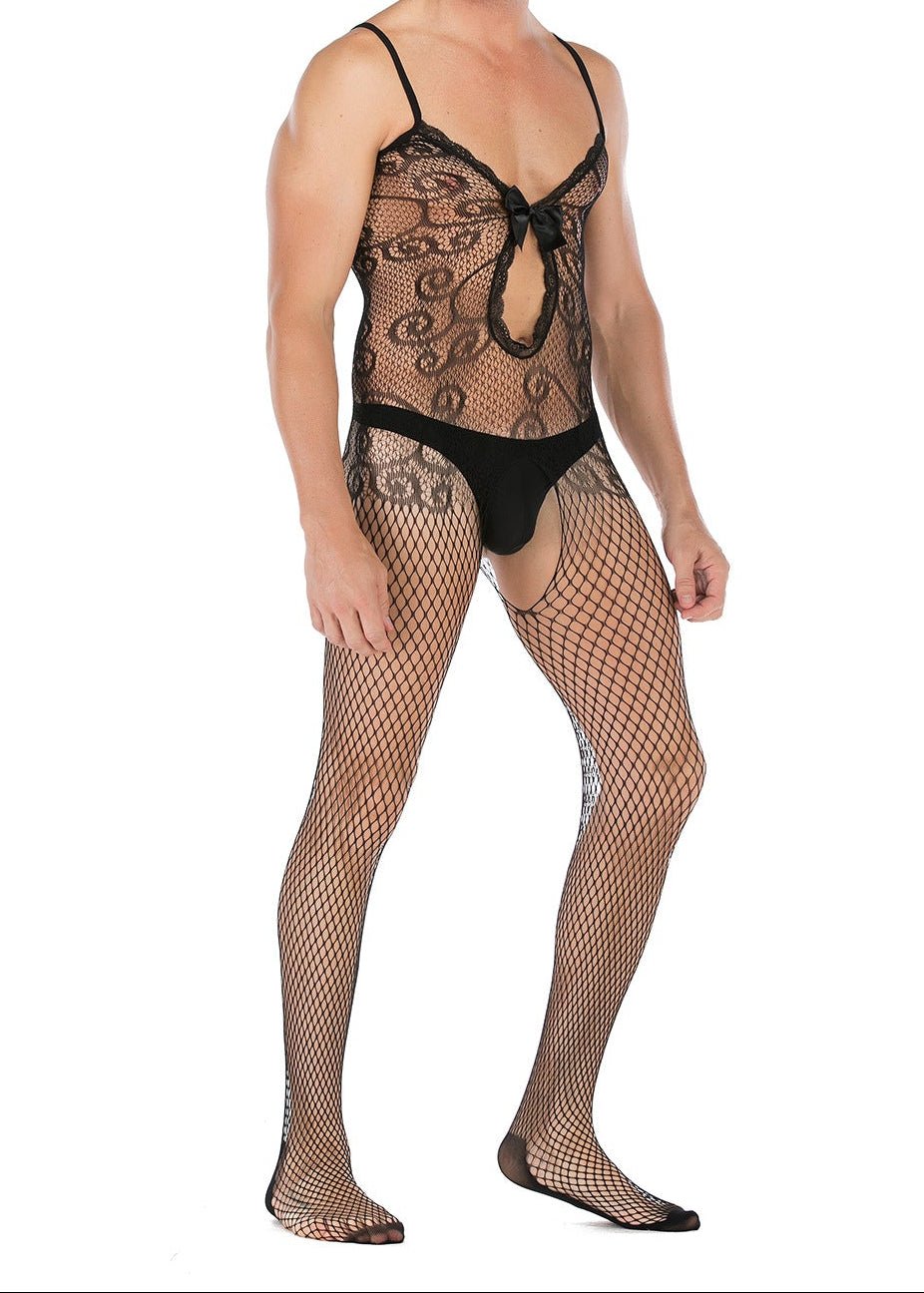 Crotchless Sheer Bodystocking alternate view 3