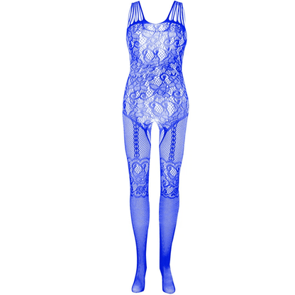 Cut Out Crotchless Fishnet Bodystocking