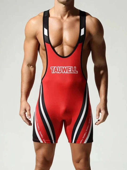 Fitness Wrestling Vest Bodysuit