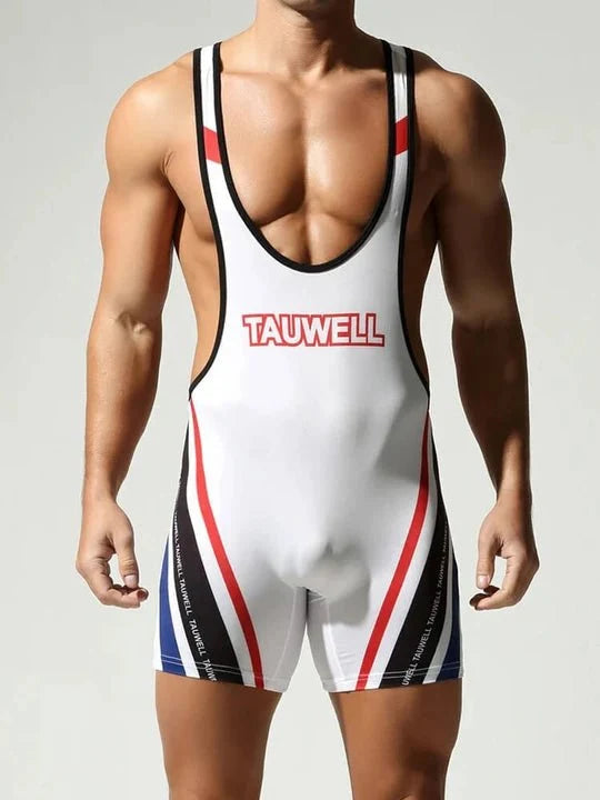 Fitness Wrestling Vest Bodysuit