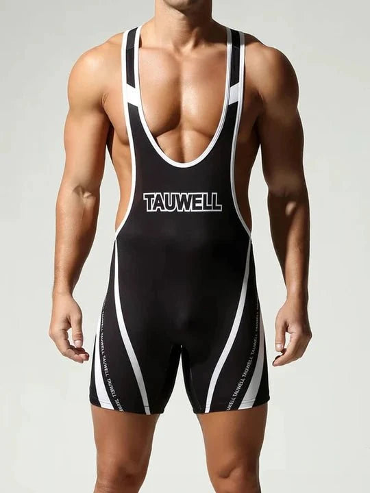 Fitness Wrestling Vest Bodysuit