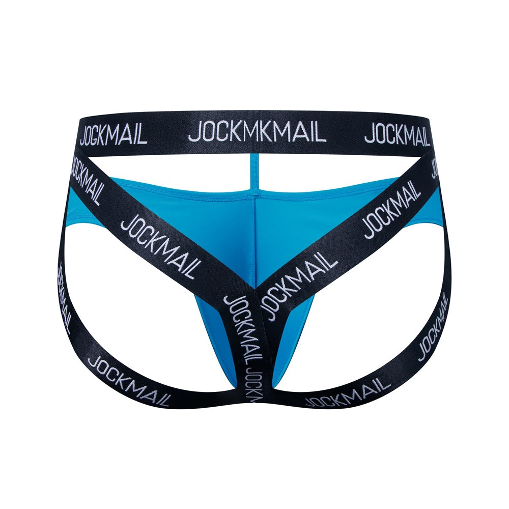 Double Waistband Enhancing Pouch Jockstrap back view
