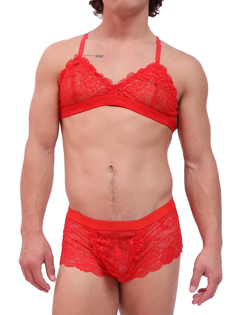Scalloped Lace Adjustable Bra