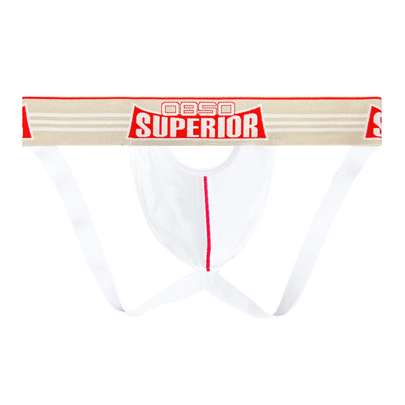 Retro Wide Waistband Cotton Jockstrap